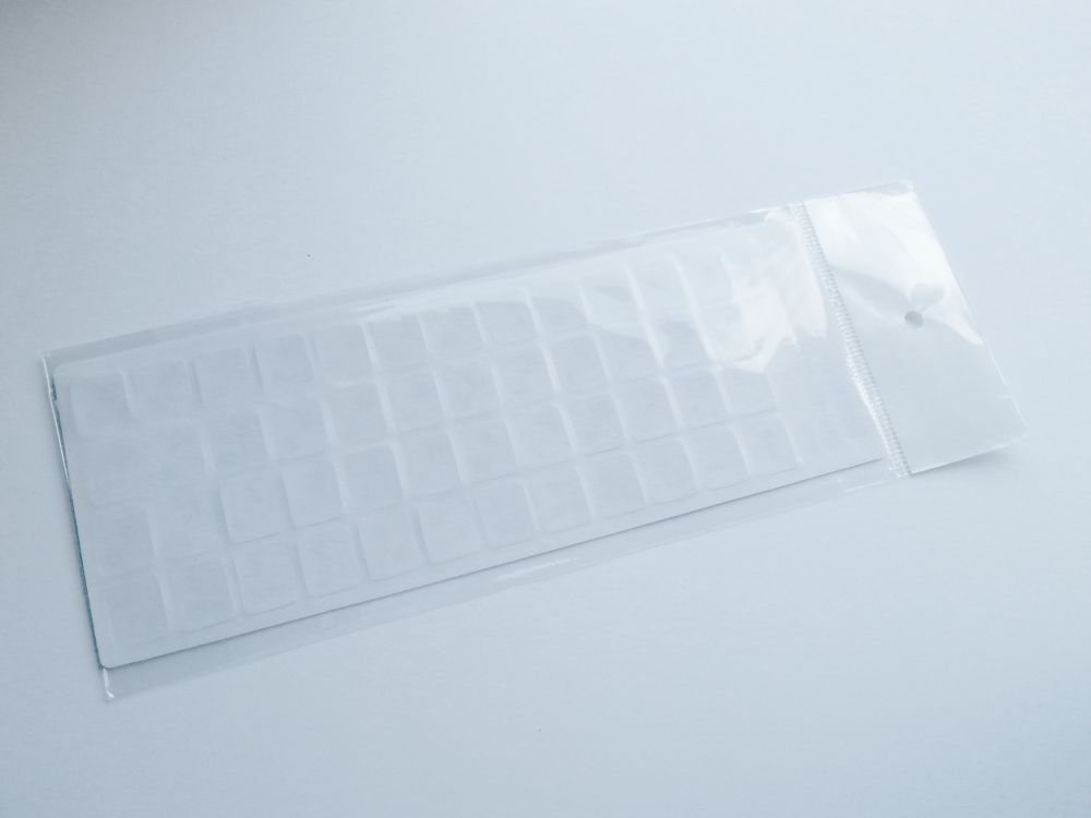Russian-English Computer Keyboard Stickers, Durable - White - Image 3